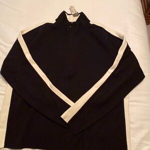 Women’s Black and White Sweater